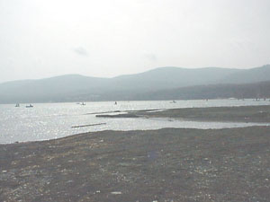 山中湖の景色